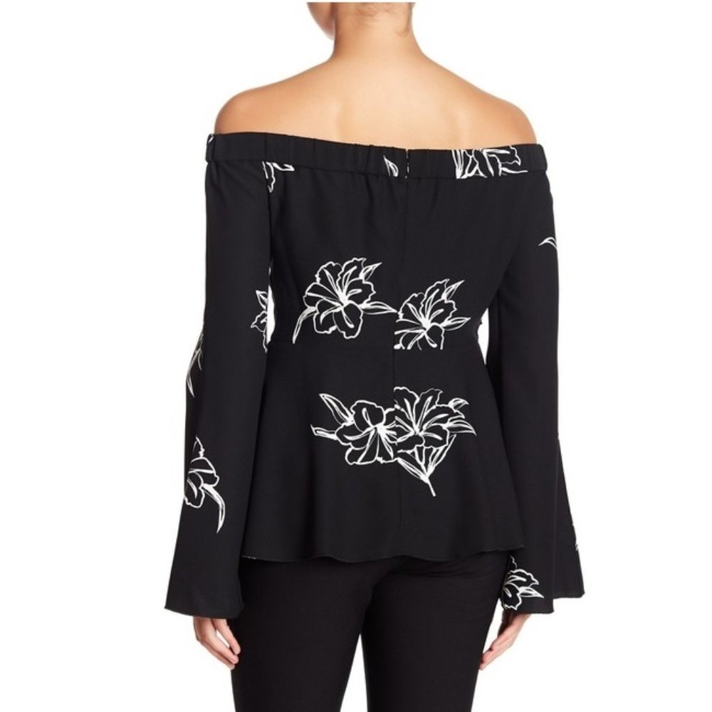 💥 DEREK LAM 10 CROSBY Off the Shoulder Top - Picture 2 of 8